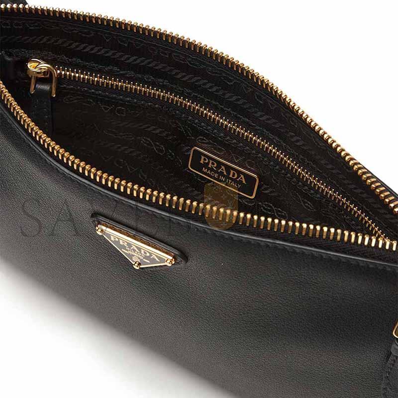 PRADA SMALL ENVELOPE SHOULDER BAG IN GRAINED LEATHER 1NE545 (24*14cm) 